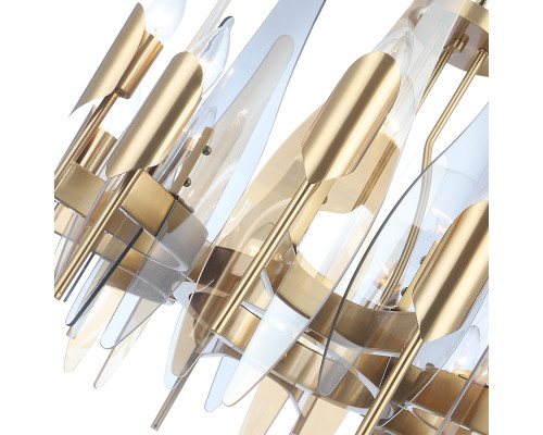 Дополнительное фото Люстра подвесная Crystal Lux CASA SP-PL12 BRASS: Купить в Интернет магазин освещения GCSVET.RU