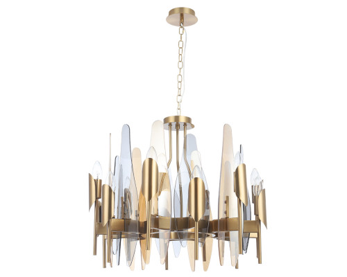 Основное фото Люстра подвесная Crystal Lux CASA SP-PL12 BRASS: Купить в Интернет магазин освещения GCSVET.RU