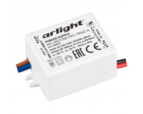 Основное фото Сетевой адаптер для светодиодной ленты Arlight ARJ 028276: Купить в Интернет магазин освещения GCSVET.RU