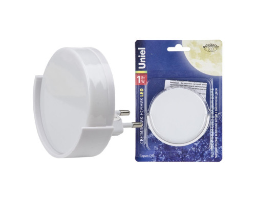 Дополнительное фото Светильник ночник Uniel DTL-316 DTL-316 Круг/White/Sensor: Купить в Интернет магазин освещения GCSVET.RU
