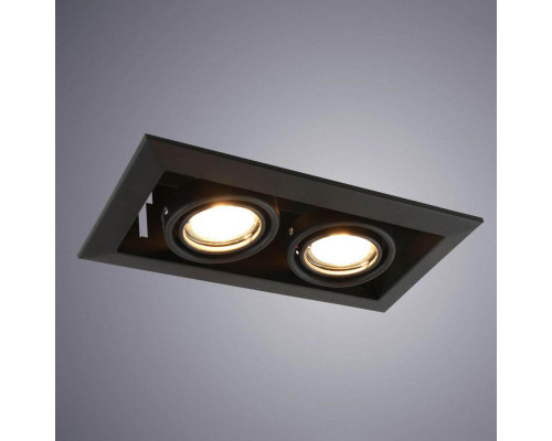 Дополнительное фото Светильник встраиваемый Arte Lamp Cardani Piccolo A5941PL-2BK: Купить в Интернет магазин освещения GCSVET.RU