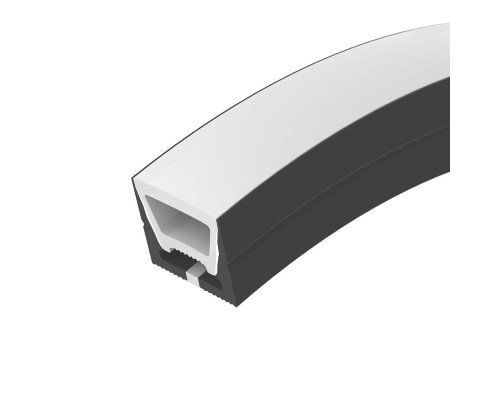 Основное фото Силиконовый профиль Arlight WPH-FLEX-1616-TOP-S11-5m BLACK 045759: Купить в Интернет магазин освещения GCSVET.RU