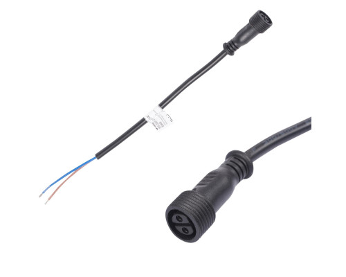 Основное фото Провод для подключения в линию прожекторов Uniel UCX-LD2/L52-0.25M DC24V BLACK UL-00009342: Купить в Интернет магазин освещения GCSVET.RU