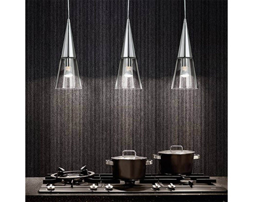 Дополнительное фото Светильник подвесной Ideal Lux Cono SP1 Cromo 017440: Купить в Интернет магазин освещения GCSVET.RU