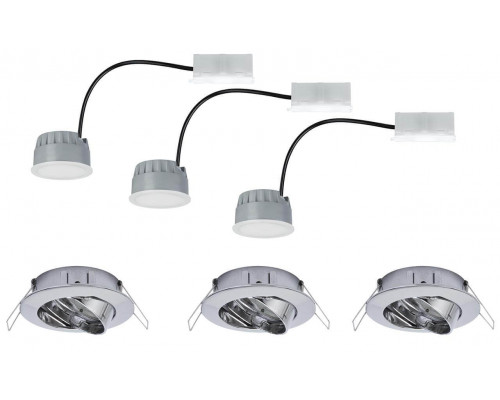 Дополнительное фото Светильник встраиваемый LED Paulmann Coin 93966: Купить в Интернет магазин освещения GCSVET.RU
