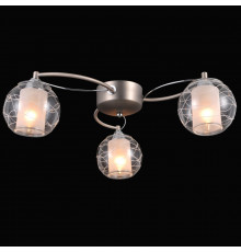 Люстра потолочная Natali Kovaltseva TWIN 75089/3C NICKEL, CHROME
