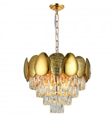 Люстра подвесная Natali Kovaltseva CHIC 81437/8C GOLD