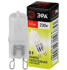 Лампочка тип галогенновая Эра G9 60W 3000K G9-JCD-60-230V-FR C0027364