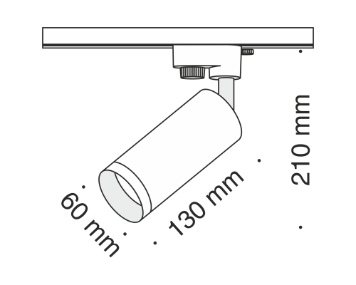 Дополнительное фото Светильник трековый Maytoni Track TR004-1-GU10-W: Купить в Интернет магазин освещения GCSVET.RU