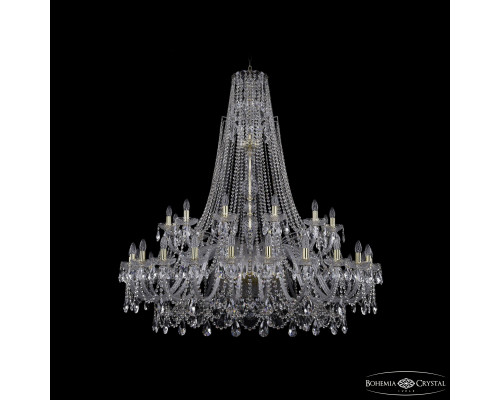 Основное фото Люстра подвесная Bohemia Ivele Crystal 1411/24+12/530/XL-152 G: Купить в Интернет магазин освещения GCSVET.RU