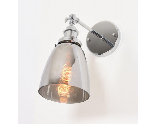 Дополнительное фото Настенный светильник Lumina Deco Fabi LDW 6800-1 CHR+GY: Купить в Интернет магазин освещения GCSVET.RU