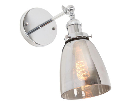 Основное фото Настенный светильник Lumina Deco Fabi LDW 6800-1 CHR+GY: Купить в Интернет магазин освещения GCSVET.RU