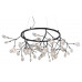 Дополнительное фото Люстра подвесная LED Crystal Lux Evita SP45 D BLack/Transparent: Купить в Интернет магазин освещения GCSVET.RU