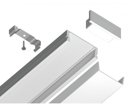Дополнительное фото Алюминиевый накладной профиль Ambrella Light Alum Profile GP1700WH: Купить в Интернет магазин освещения GCSVET.RU