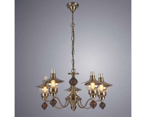 Дополнительное фото Люстра подвесная Arte Lamp Trattoria A5664LM-5AB: Купить в Интернет магазин освещения GCSVET.RU
