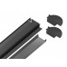Дополнительное фото Алюминиевый встраиваемый профиль Ambrella Light Alum Profile GP1001BK/BK: Купить в Интернет магазин освещения GCSVET.RU