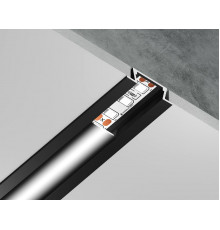 Алюминиевый встраиваемый профиль Ambrella Light Alum Profile GP1001BK/BK