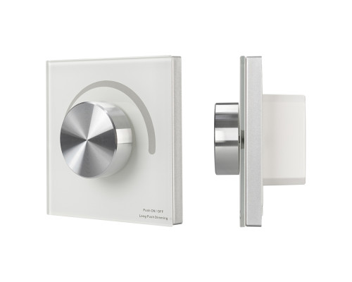 Основное фото Панель Arlight Smart-P37-Dim-IN White (230V, 1.2A, Triac, Rotary, 2.4G) 027115: Купить в Интернет магазин освещения GCSVET.RU