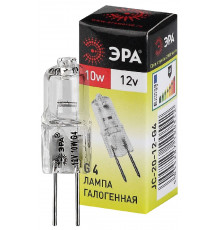 Лампочка тип галогенновая Эра G4 10W 3000K G4-JC-10W-12V C0027367