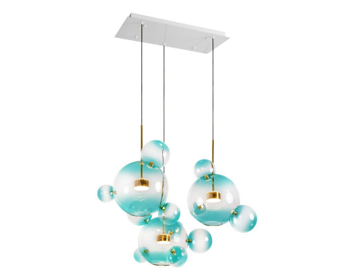 Дополнительное фото Люстра подвесная Loft IT Bolle 2027-S3 Blue: Купить в Интернет магазин освещения GCSVET.RU