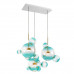 Дополнительное фото Люстра подвесная Loft IT Bolle 2027-S3 Blue: Купить в Интернет магазин освещения GCSVET.RU