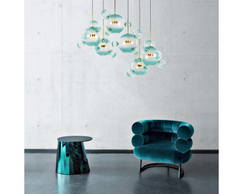 Дополнительное фото Люстра подвесная Loft IT Bolle 2027-S3 Blue: Купить в Интернет магазин освещения GCSVET.RU