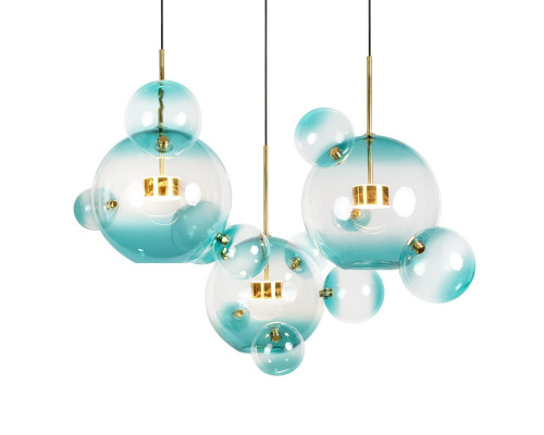 Дополнительное фото Люстра подвесная Loft IT Bolle 2027-S3 Blue: Купить в Интернет магазин освещения GCSVET.RU