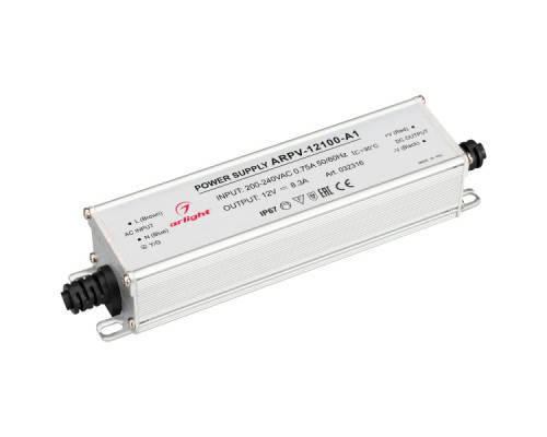 Основное фото Сетевой адаптер Arlight ARPV-12100-A1 12V 8.3A 100W 032316: Купить в Интернет магазин освещения GCSVET.RU