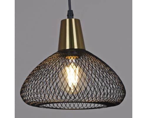 Дополнительное фото Подвесной светильник Reluce 03204-3.9-03 BK+COPPER: Купить в Интернет магазин освещения GCSVET.RU