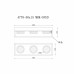 Дополнительное фото Светильник настенный iLedex Link 4778-50x15 MBK+SGD: Купить в Интернет магазин освещения GCSVET.RU