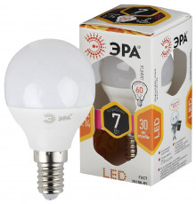 Светодиодная лампочка Эра LED P45-7W-827-E14 Б0020548