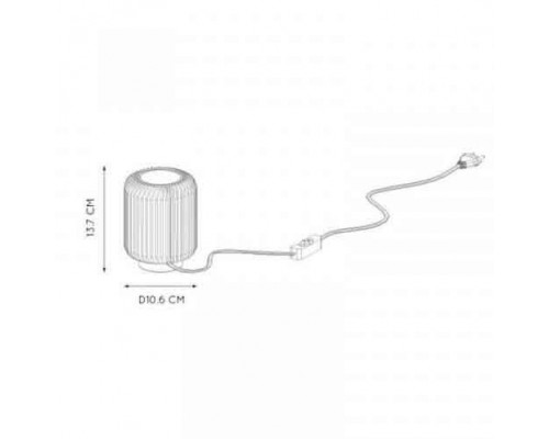 Дополнительное фото Лампа настольная Lucide Turbin 26500/05/02: Купить в Интернет магазин освещения GCSVET.RU