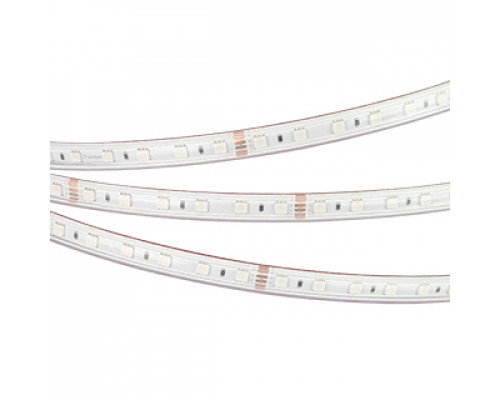 Основное фото Лента светодиодная герметичная Arlight RTW-PS-B60-12mm 24V RGB (14.4 W/m, IP67, 5060, 50m) 024587(2): Купить в Интернет магазин освещения GCSVET.RU