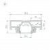 Дополнительное фото Профиль Arlight STRETCH-20-CEIL-D-CENTER-2000 WHITE 042948: Купить в Интернет магазин освещения GCSVET.RU