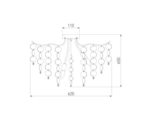 Дополнительное фото Люстра потолочная Bogates Bolla 334/9 Smart (319/9): Купить в Интернет магазин освещения GCSVET.RU