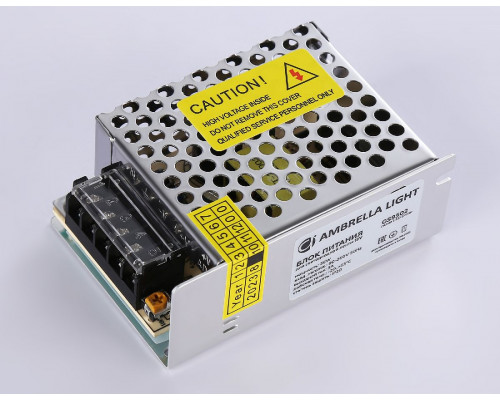 Дополнительное фото Блок питания Ambrella Light LED Driver 12V 36Вт AC90-260 3A IP20 GS9502: Купить в Интернет магазин освещения GCSVET.RU