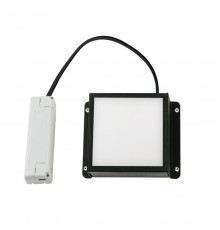 Светильник встраиваемый Uniel ULP-0808 7W/4000К IP40 GRILYATO BLACK UL-00011899