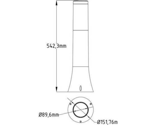 Дополнительное фото Светильник уличный Horoz Орхидея 400-000-121 HRZ00002611: Купить в Интернет магазин освещения GCSVET.RU