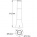 Дополнительное фото Светильник уличный Horoz Орхидея 400-000-121 HRZ00002611: Купить в Интернет магазин освещения GCSVET.RU
