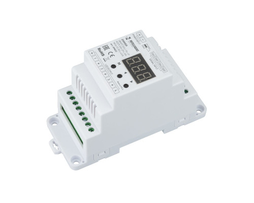 Основное фото Диммер Arlight SMART-DALI-104-62-ADDR-DIM-DT6-DIN White (12-24V, 4x5A) 028422: Купить в Интернет магазин освещения GCSVET.RU