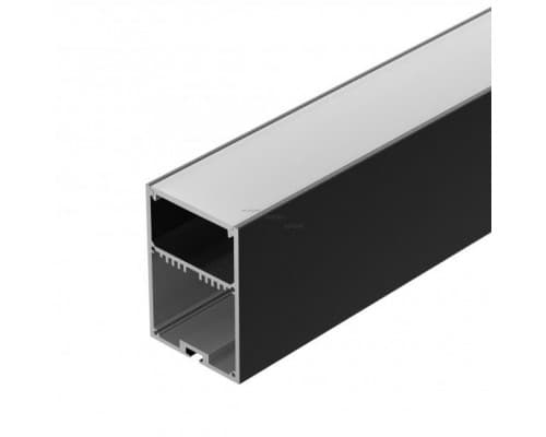 Основное фото Профиль Arlight SL-LINE-4970-2500 BLACK+OPAL 027989: Купить в Интернет магазин освещения GCSVET.RU