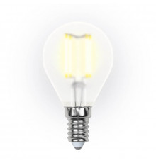 Светодиодная лампочка Uniel SKY Globe LED-G45-6W/WW/E14/FR PLS02WH картон