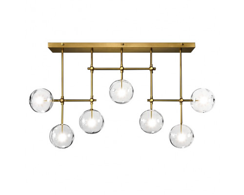 Основное фото Светильник потолочный Delight Collection Globe Mobile KG0835P-7A brass: Купить в Интернет магазин освещения GCSVET.RU
