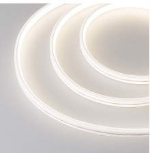 Лента светодиодная (герметичная) Arlight MOONLIGHT-TOP-X320-11x7mm 24V Warm2700 (10 W/m, IP65, CSP, 5m, wire x2) 039445