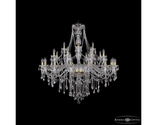 Основное фото Люстра подвесная Bohemia Ivele Crystal 1415/16+8+4/460 G: Купить в Интернет магазин освещения GCSVET.RU