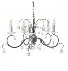 Люстра подвесная Elstead Lighting Lunetta LUN 5 BLK/SIL