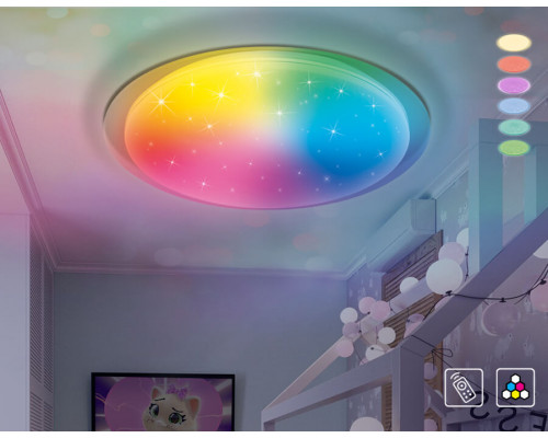 Дополнительное фото Светильник потолочный LED Ambrella Light Orbital Dance FF470: Купить в Интернет магазин освещения GCSVET.RU