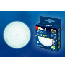 Светодиодная лампочка Uniel LED-GX53 LED-GX53-16W/NW/GX53/FR PLZ01WH