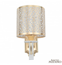 Настенный светильник Arte Milano Florentia-6067 306067/1W Wh/Gd