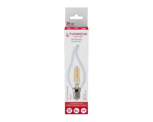 Дополнительное фото Светодиодная лампочка Thomson Tail Candle TH-B2335: Купить в Интернет магазин освещения GCSVET.RU